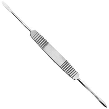 Ohl Periosteal Elevator, Double Ended, 6.0 Mm Wide, Sharp, Rounded & Pointed Blades, 7" (17.8 Cm)